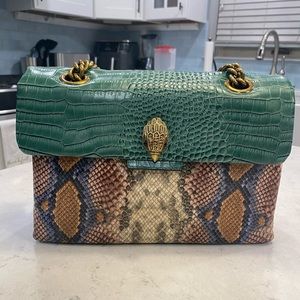 NEVER WORN Kurt Geiger Multi Snakeskin Kensington Bag